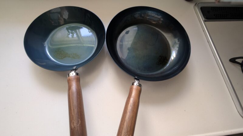 油を塗ったバリックトウキョウのフライパン