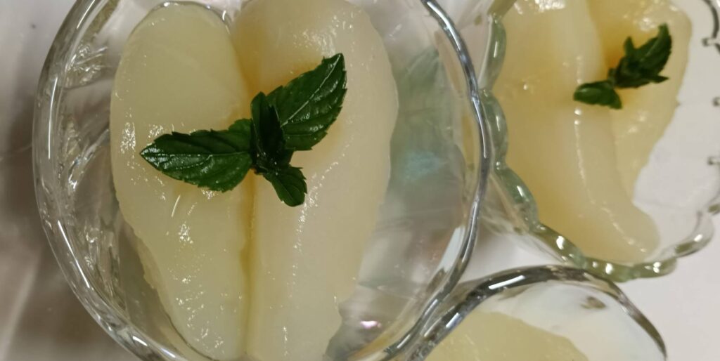 洋梨のコンポート